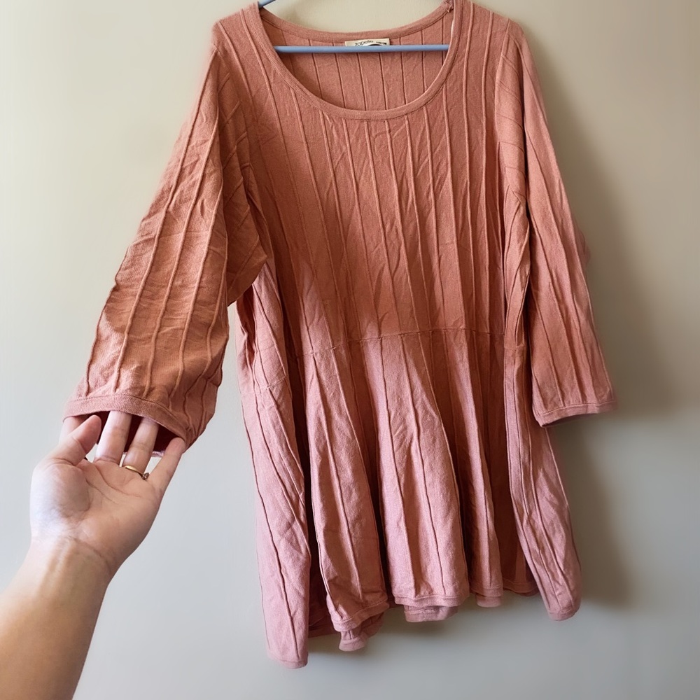 Soft pink top zapelle